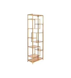 Regał LOFT 60 x 195 cm złoty