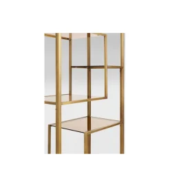 Regał LOFT 60 x 195 cm złoty