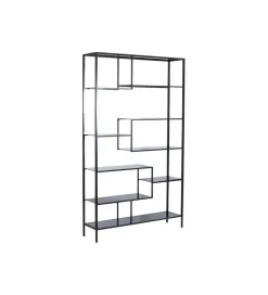 Regał metalowy Loft 195 cm x 115 cm czarny