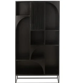 Regał MODE 168 cm drewno mango czarny