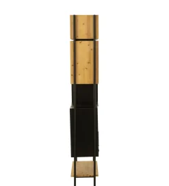 Regał TINA 65 cm x 185 cm drewno jodła czarny
