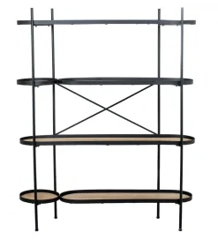 Regał WAFAM 110 cm czarny