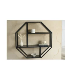 Regał wiszący FONTERA 77 cm czarny