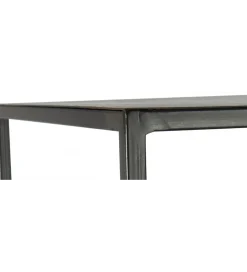 Regał WOLFRAM 185 cm metalowy czarny