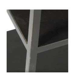 Regał WOLFRAM 185 cm metalowy czarny