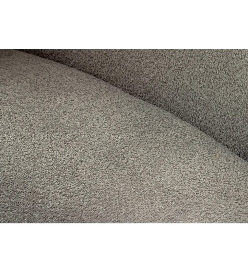 Sofa ATELIER 230 cm 3 osobowa bouclé szary