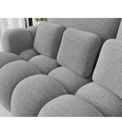 Sofa COTTONN 256 cm z funkcją spania jasny szary tkanina royal 04