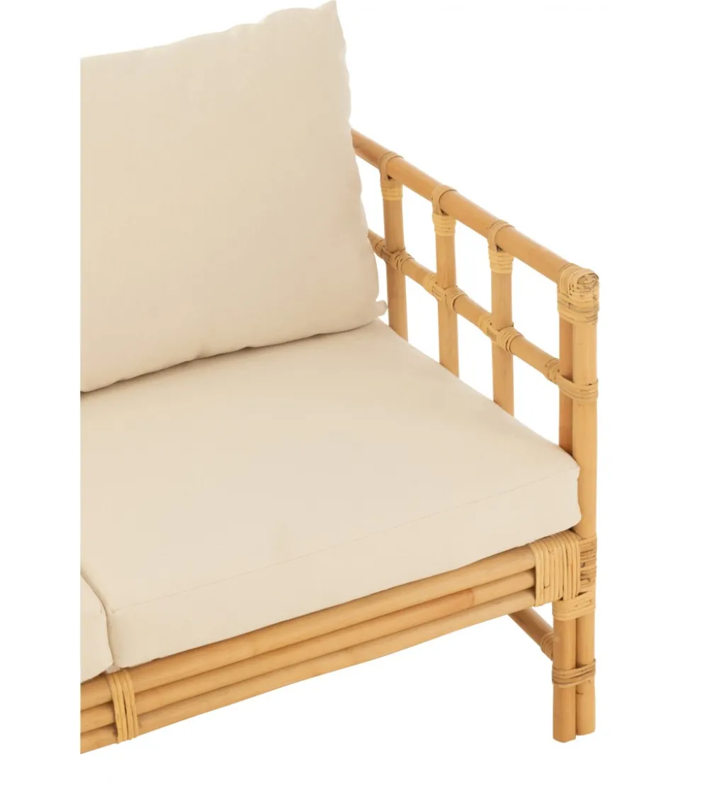 Sofa dwuosobowa ELISE 127 cm rattan