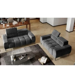 Sofa ELEKTRA Plaza 212 cm z regulowanymi zagłówkami