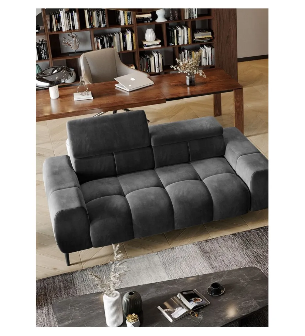 Sofa ELEKTRA Plaza 192 cm z regulowanymi zagłówkami