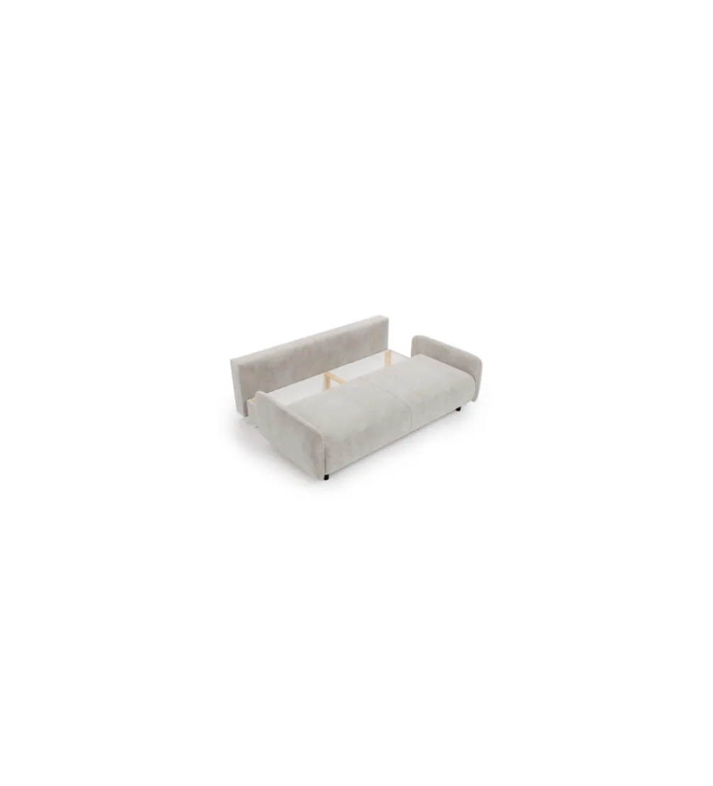 Sofa FABIOLA 218 cm z funkcją spania z pojemnikiem na pościel