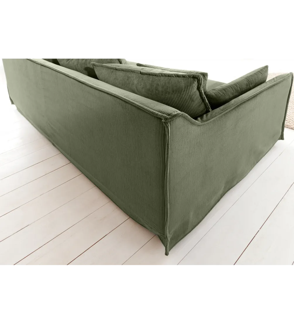 Sofa HEAVEN 200 cm cord zielony