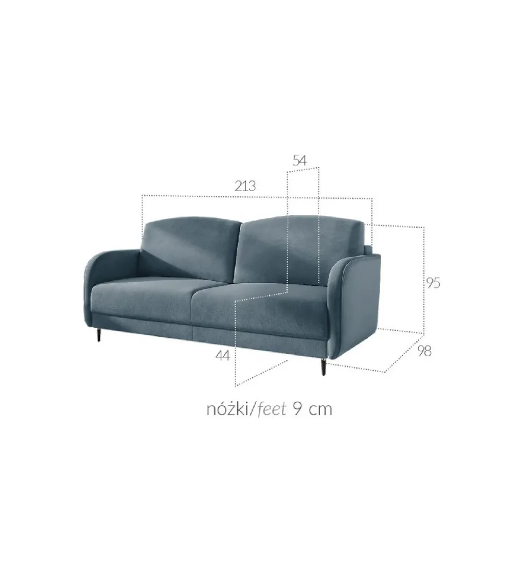Sofa LUZON Laguna 215 cm z funkcją spania