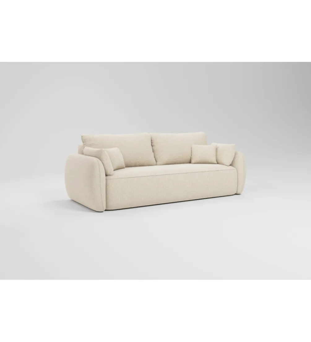 Sofa MORETTI 238 cm z funkcją spania z pojemnikiem na pościel