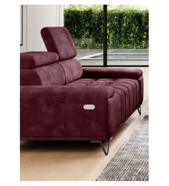 Sofa PALLADIO 212 Cm Z Elektrycznie Wysuwanym Siedziskiem