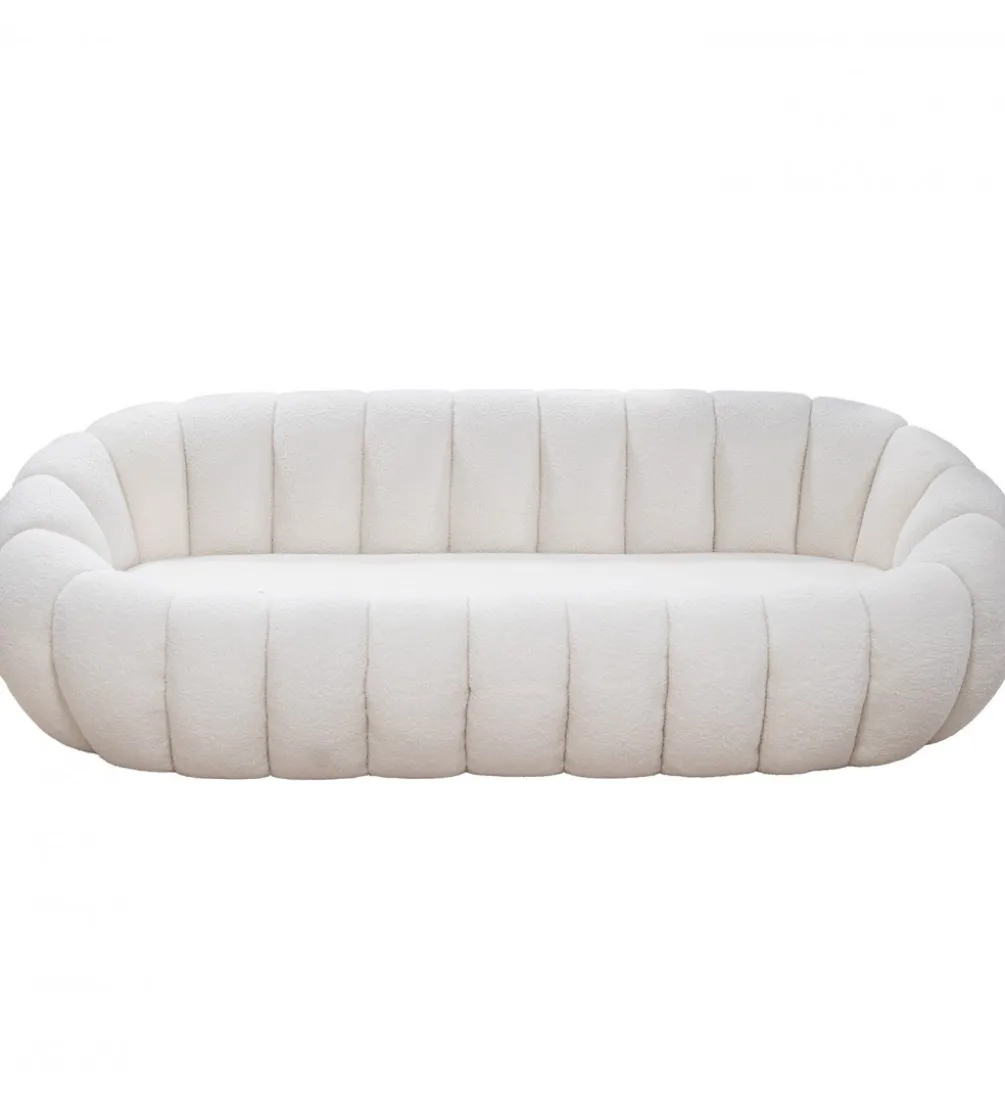 Sofa PUFETER 199 cm biała