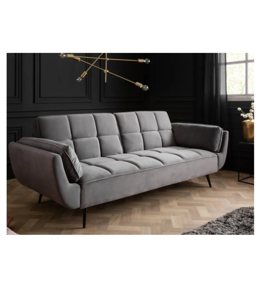 Sofa rozkładana OLIWIA 213 cm szara