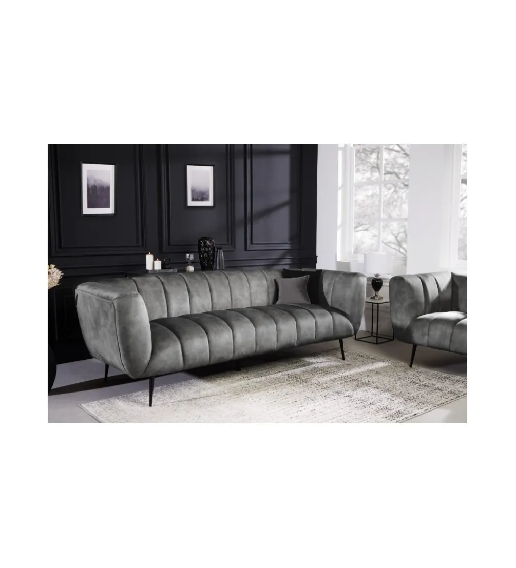Sofa Scarlett 225 cm szara