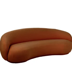 Sofa SNOW 234 cm pomarańczowa