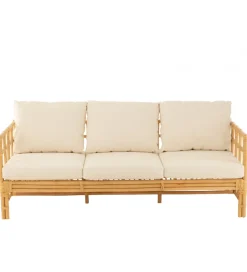 Sofa trzyosobowa ELISE 187 cm rattan