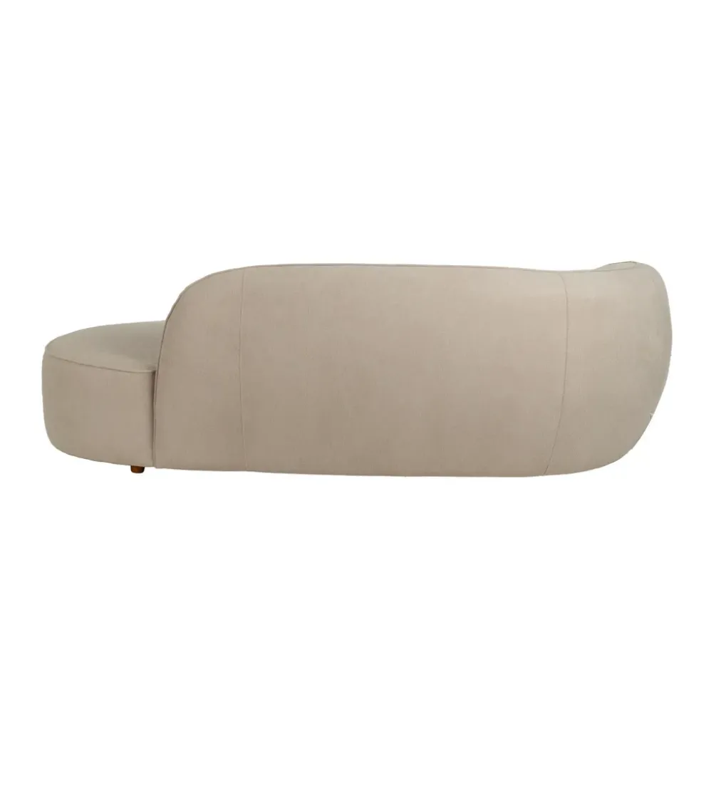 Sofa YAK 2-osobowa 120 cm kasztan