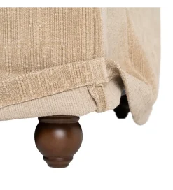 Sofa ZAPLASO 221 cm beżowa