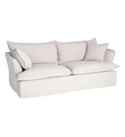 Sofa ZAPLASO 221 cm biała