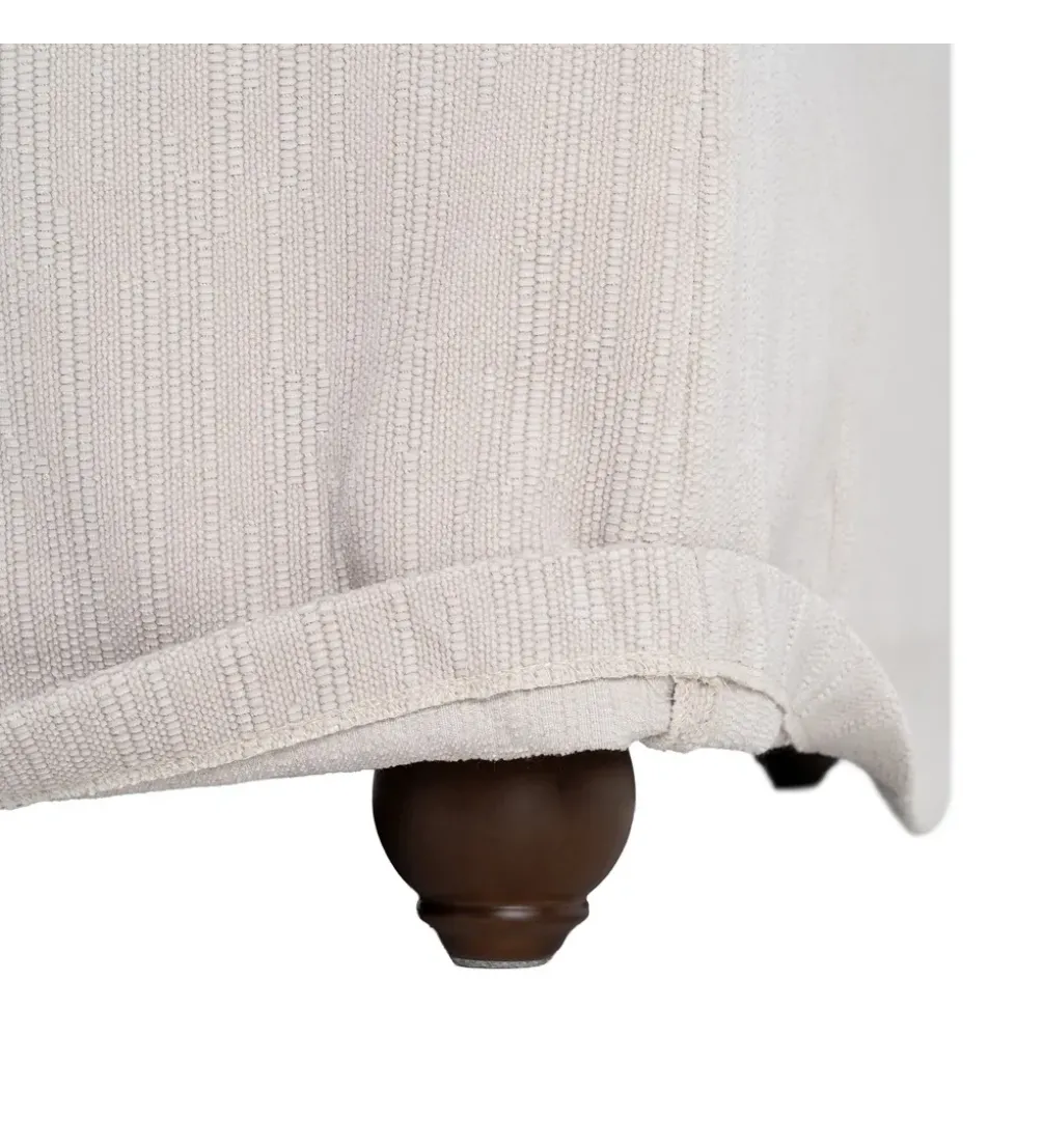 Sofa ZAPLASO 181 cm kremowa