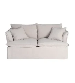 Sofa ZAPLASO 181 cm kremowa