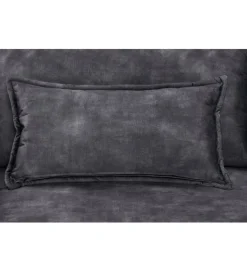 Sofa z funkcją spania APARTMENT 215 cm welur szara