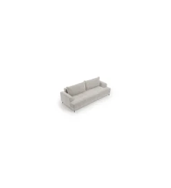 Sofa z funkcją spania PARIS 222 cm taupe/szary