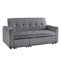 Sofa z funkcją spania SMART 180 cm cord szary