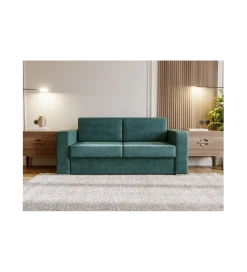Sofa z włoskim stelażem SOUL 185 cm z funkcją spania i pojemnikiem na pościel