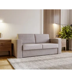 Sofa z włoskim stelażem SOUL 185 cm z funkcją spania i pojemnikiem na pościel