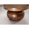 Solik kawowy BRENDA 50 cm drewno mango