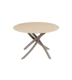 Stół ALPINE 120 cm ceramika w optyce trawertynu