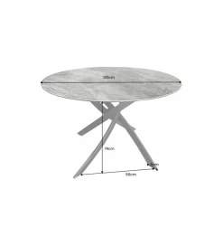 Stół ARKANSAS 120 cm ceramika