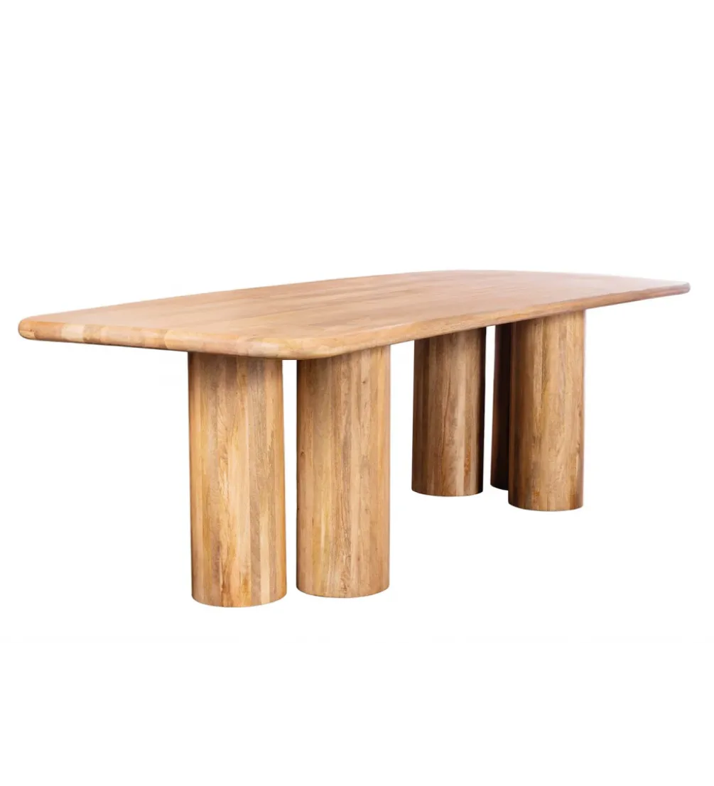 Stół ART DECO 240 cm drewno mango naturalny