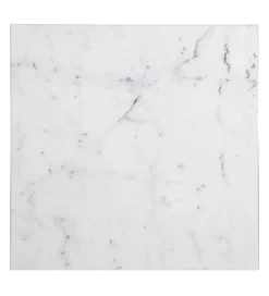 Stół AUESON 70 cm czarny blat w optyce marmuru