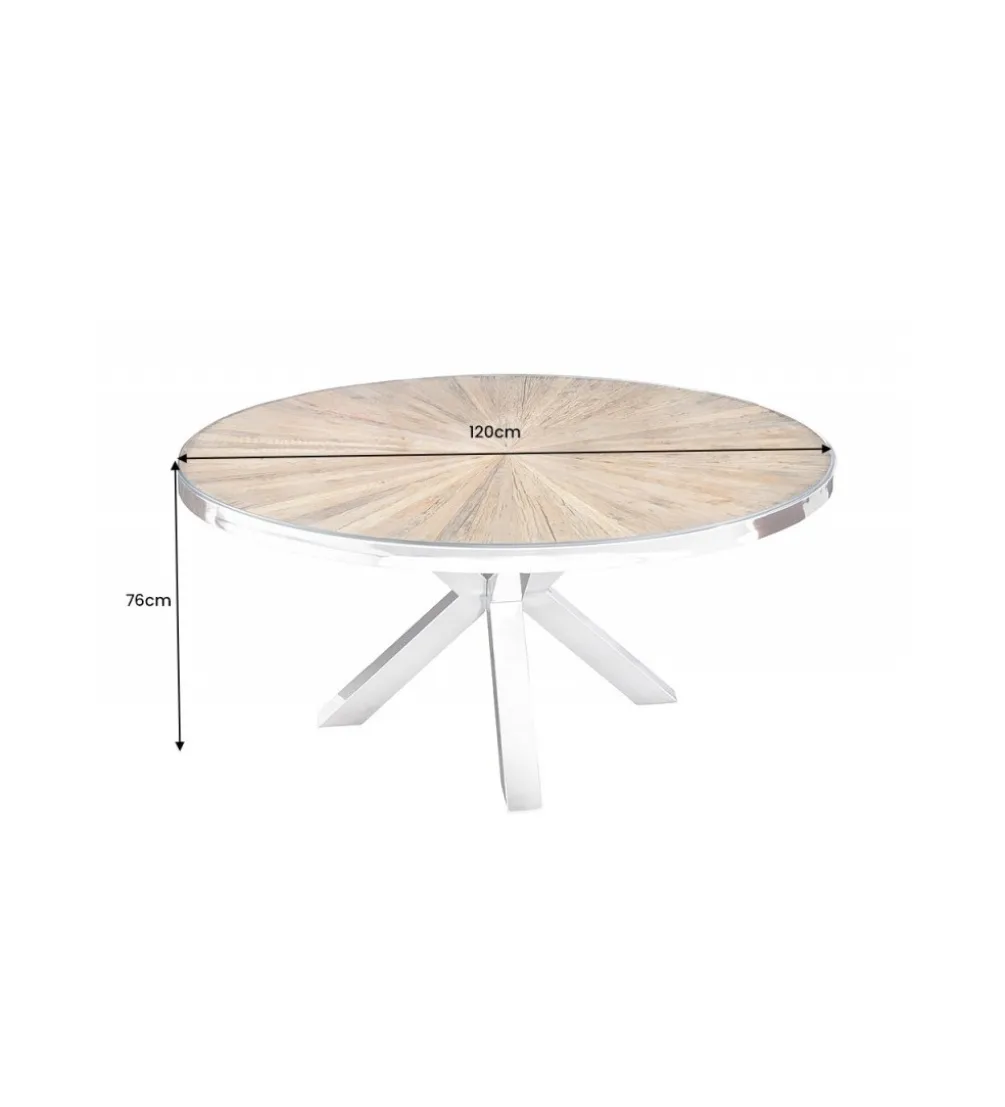 Stół Barracuda 120 cm drewno teak