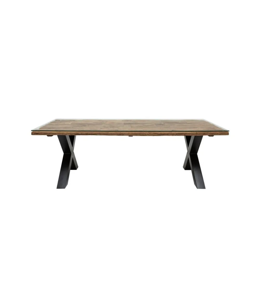 Stół Barracuda X 220 cm drewno teak