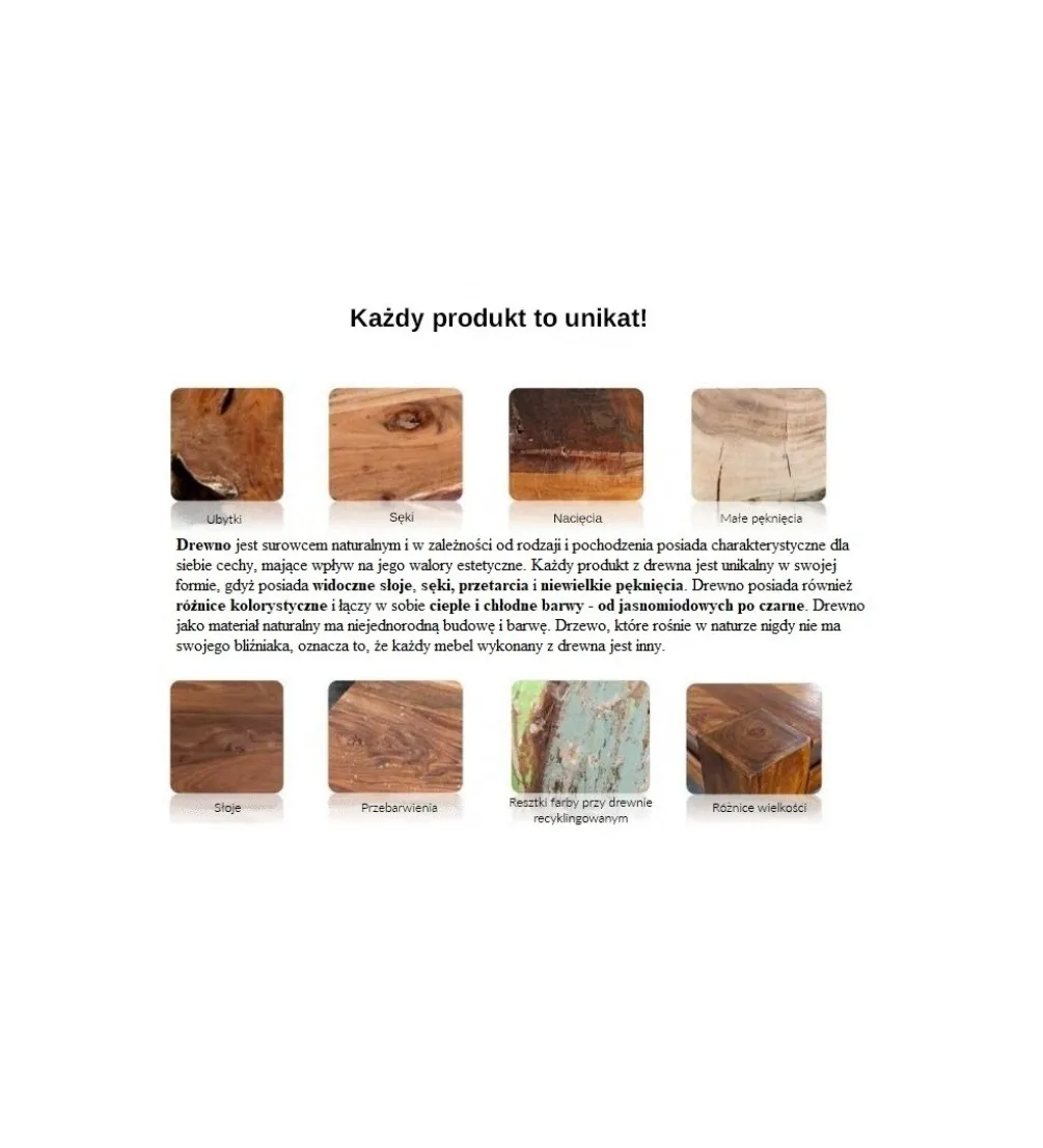 Stół Barracuda X 220 cm drewno teak