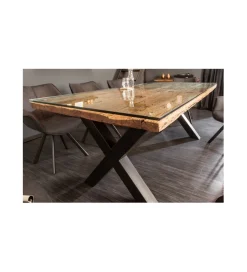 Stół Barracuda X 220 cm drewno teak