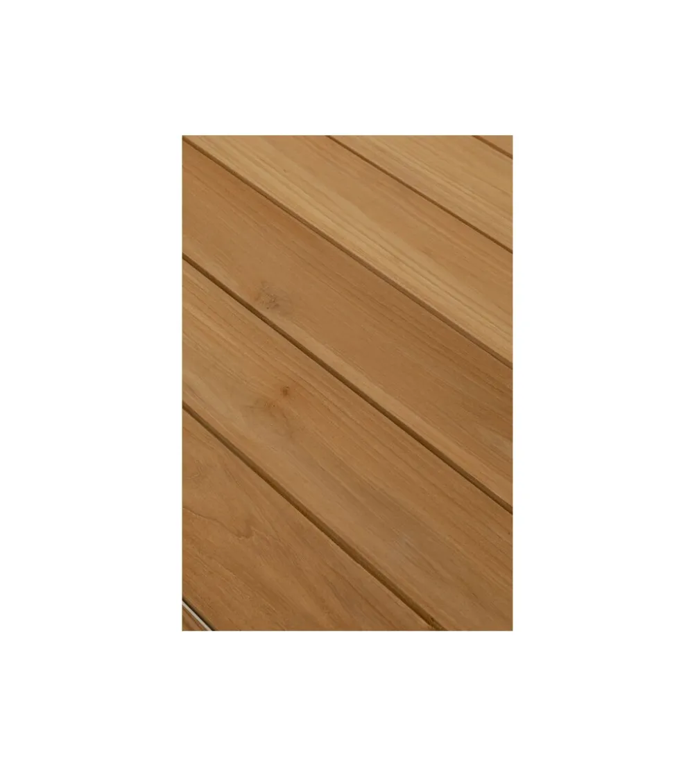 Stół Bella 200 x 90 cm drewno teak naturalny
