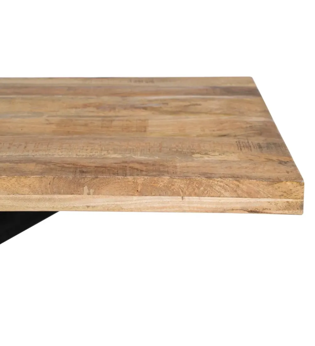 Stół BENRY 180 cm drewno mango naturalny