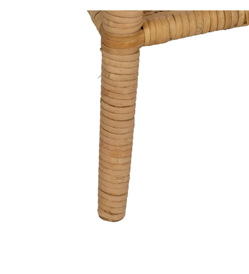 Stół BYMYS 45 cm ratan naturalny