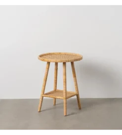 Stół BYMYS 45 cm ratan naturalny