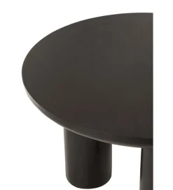 Stół CAVE 120 cm drewno mango czarny