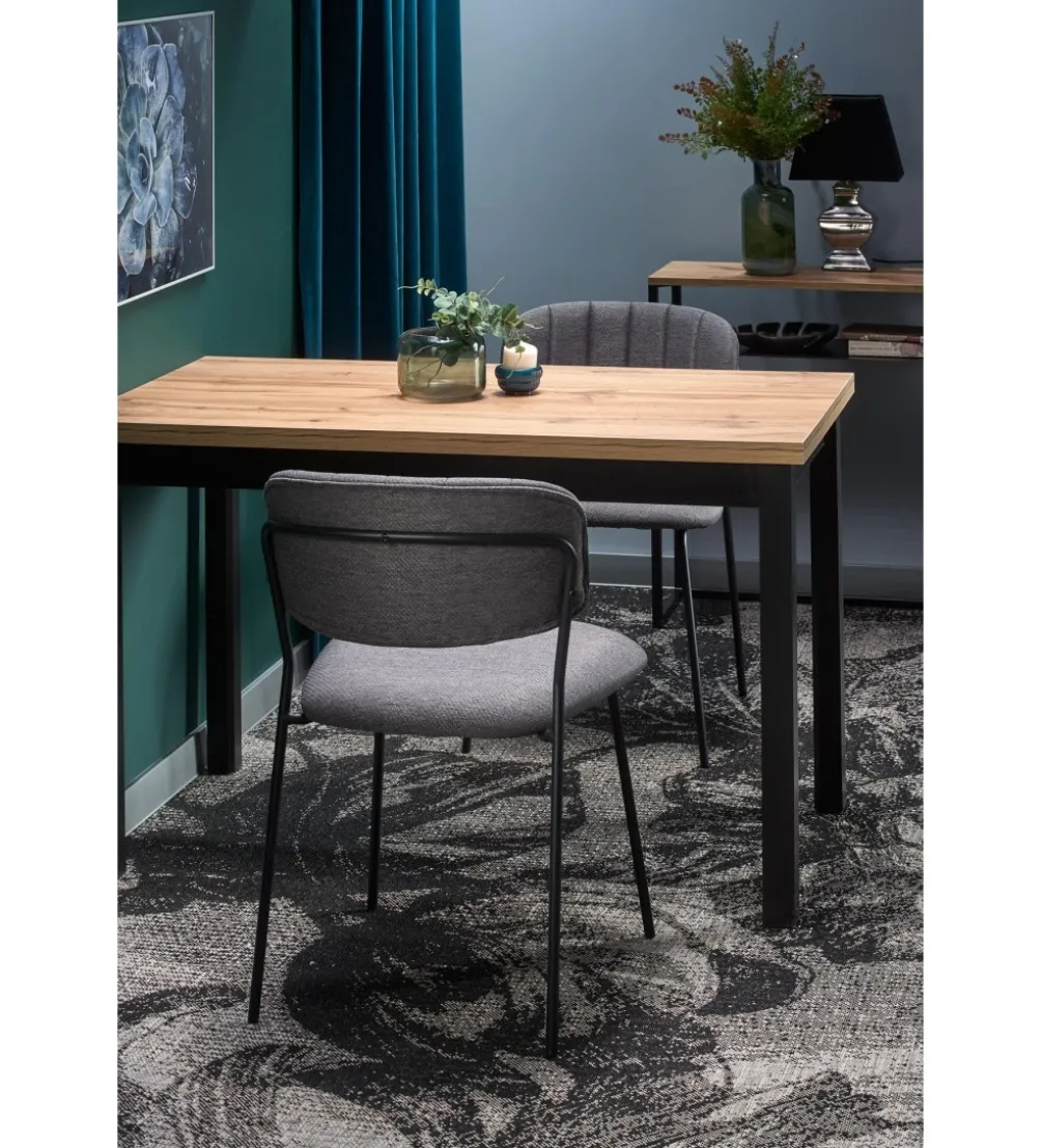 Stół COBALT 120 cm w kolorze dąb wotan