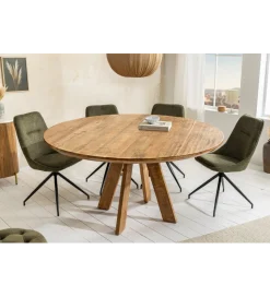 Stół Craft ART WOOD 120 cm drewno mango naturalny